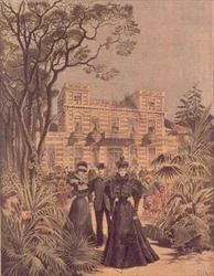 Zarin Maria Feodorovna (1847-1928) im Turbie Hotel