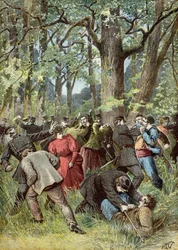 Polizei verhaftet Randalierer