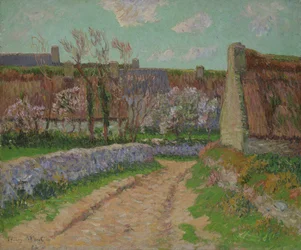Dorf in Clohars, 1898