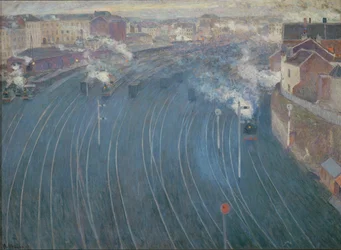 Der Bahnhof Luxemburg in Brüssel