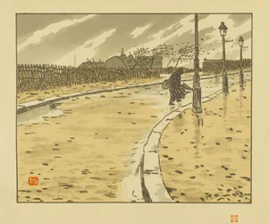 Von der Rue Lamarck [Die sechsunddreißig Ansichten des Eiffelturms]
