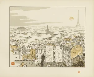 Von der Rue des Abbesses [Die sechsunddreißig Ansichten des Eiffelturms]