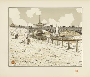 Von der Grenelle-Brücke [Die sechsunddreißig Ansichten des Eiffelturms]