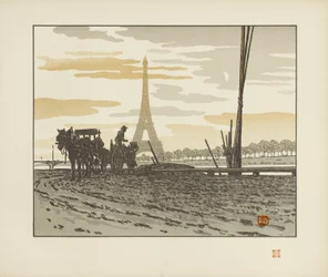Vom Quai de Passy. Köhler [Die sechsunddreißig Ansichten des Eiffelturms]