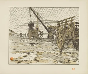 Vom Quai de Passy bei Regen [Die sechsunddreißig Ansichten des Eiffelturms]