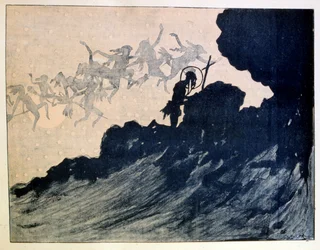 Die Versuchung des Heiligen Antonius. 1887. von Henri Rivière