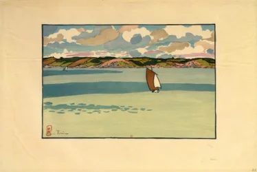 Barque, Bucht von La Fresnaye (Saint-Cast)