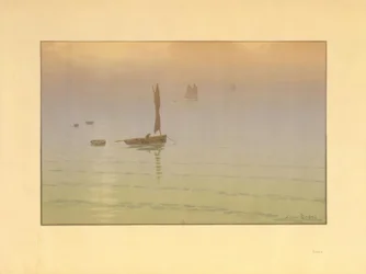 Nebel auf dem Meer