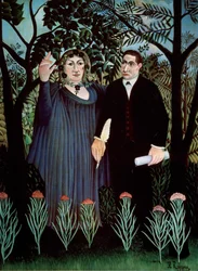 Der Dichter und seine Muse. Porträt von Guillaume Apollinaire und Marie Laurencin, 1909