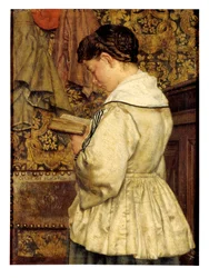 Lesende Frau