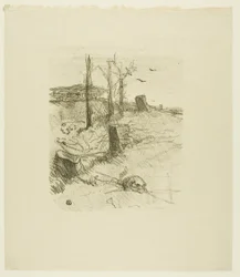 Ein Friedhof in Galizien, aus Au Pied du Sinaï