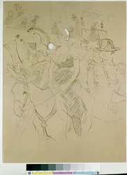 Karneval im Moulin Rouge: der Eingang von Cha-u-kao, ca. 1896
