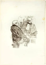 Georges Clemenceau und der Optiker Mayer, aus Au Pied du Sinaï