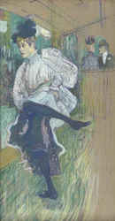 Jeanne Avril beim Tanzen