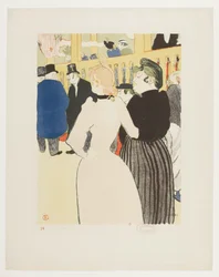 [La Goulue und ihre Schwester]
