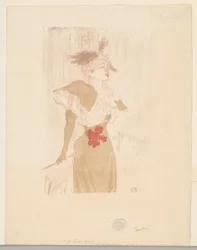 Mademoiselle Marcelle Lender, stehend
