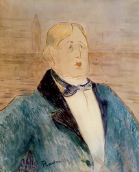 Porträt von Oscar Wilde