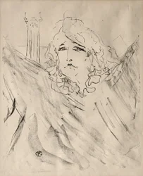 Porträts von Schauspielern und Schauspielerinnen: Dreizehn Lithografien: Sarah Bernhardt