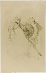 Réjane und Galipaux in Madame Sans-Gêne