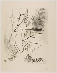 Studie einer Frau