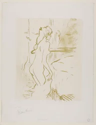 Studie einer Frau