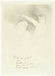 Porträt von Marcelle Lender und Albert Brasseur im Varieté