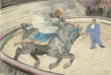 Im Zirkus: Arbeit im Ring, 1899