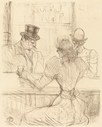 In der Picton Bar, rue Scribe, 1896