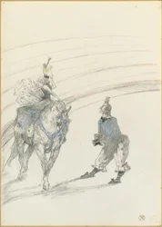 Im Zirkus: Reiterin, 1899