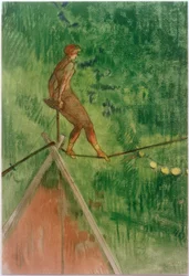 Seiltänzerin