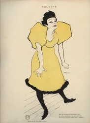 Zeichnung von Henri de Toulouse Lautrec, die 