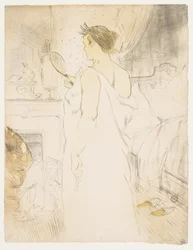 Elles: Frau mit Handspiegel, 1896