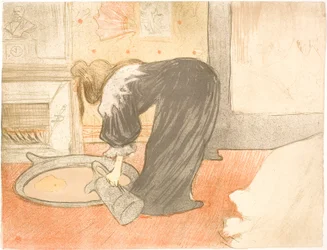 Frau in der Wanne