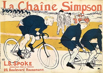 La chaîne Simson, Werbeplakat, 1896