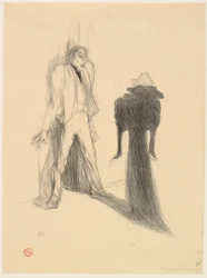 Lugné Poë und Berthe Bady in L