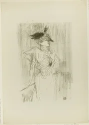 Mademoiselle Marcelle Lender, stehend