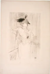 Mademoiselle Marcelle Lender, stehend