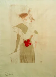 Mademoiselle Marcelle Lender, stehend