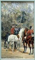 Treffen von Jagdreitern