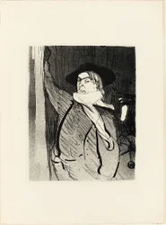 Porträt von Aristide Bruant, aus Le Café-Concert