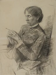 Porträt von Madame la Comtesse Adele de Toulouse-Lautrec, 1882