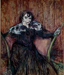 Porträt der Schauspielerin Berthe Bady