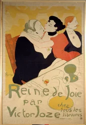 Plakat von Henri de Toulouse Lautrec für „Königin der Freude“ von Victor Joze