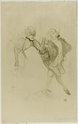 Réjane und Galipaux in Madame Sans-Gêne