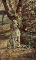 Der Hund des Künstlers Flèche