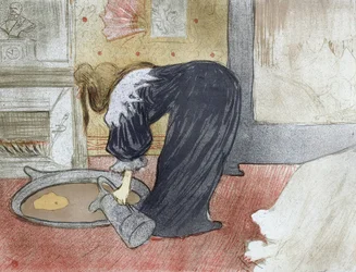 Frau in der Badewanne (aus der Elles-Serie)