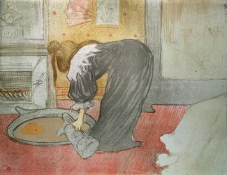 Frau in der Wanne aus "Elles", 1896