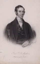 Henry Cotton Mather, englischer christlicher Missionar in Indien (Stich)