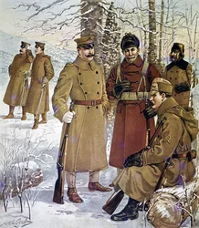Winteruniformen der US-Armee von 1901-07