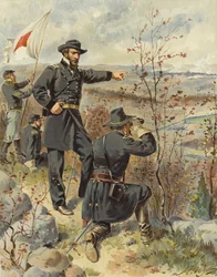 Sherman am Kenesaw Mountain, 4. Oktober 1864
